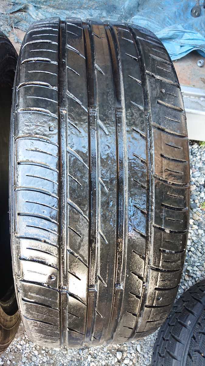 売切 国産 225/45R17 バリ山有溝深 4本 _5