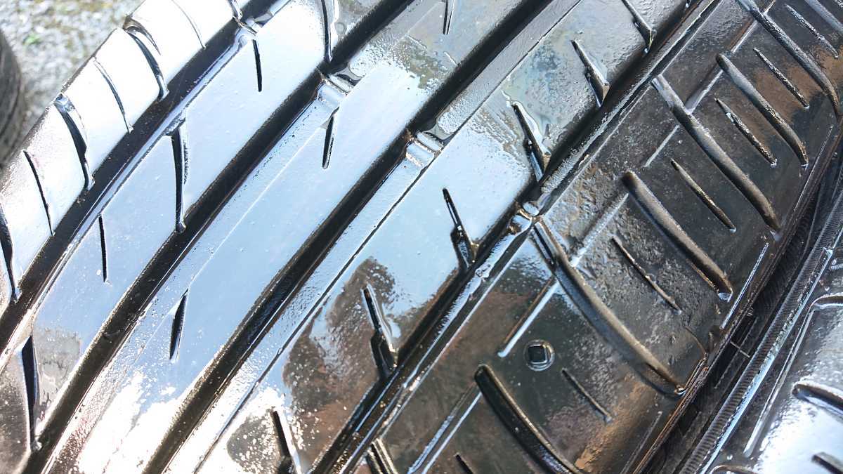 売切 国産 225/45R17 バリ山有溝深 4本 _8