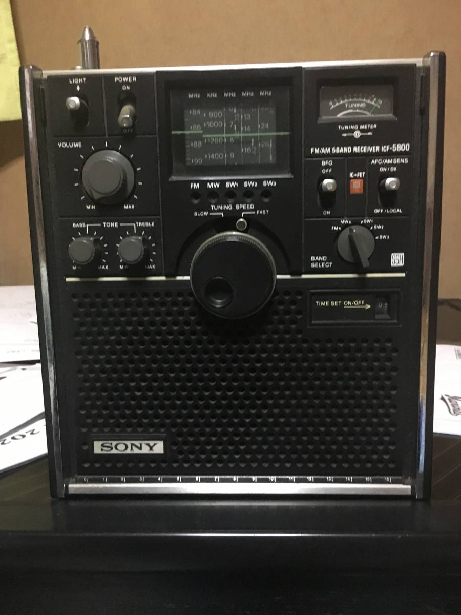 SONY ICF-5800 ジャンク ICF-5800 SONY オーディオ機器 ICF-5900 M8985