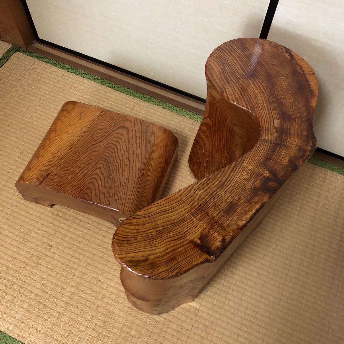 屋久杉 | 認定シール有鹿児島認定屋久杉 輪切りテーブル 座卓 鹿児島 