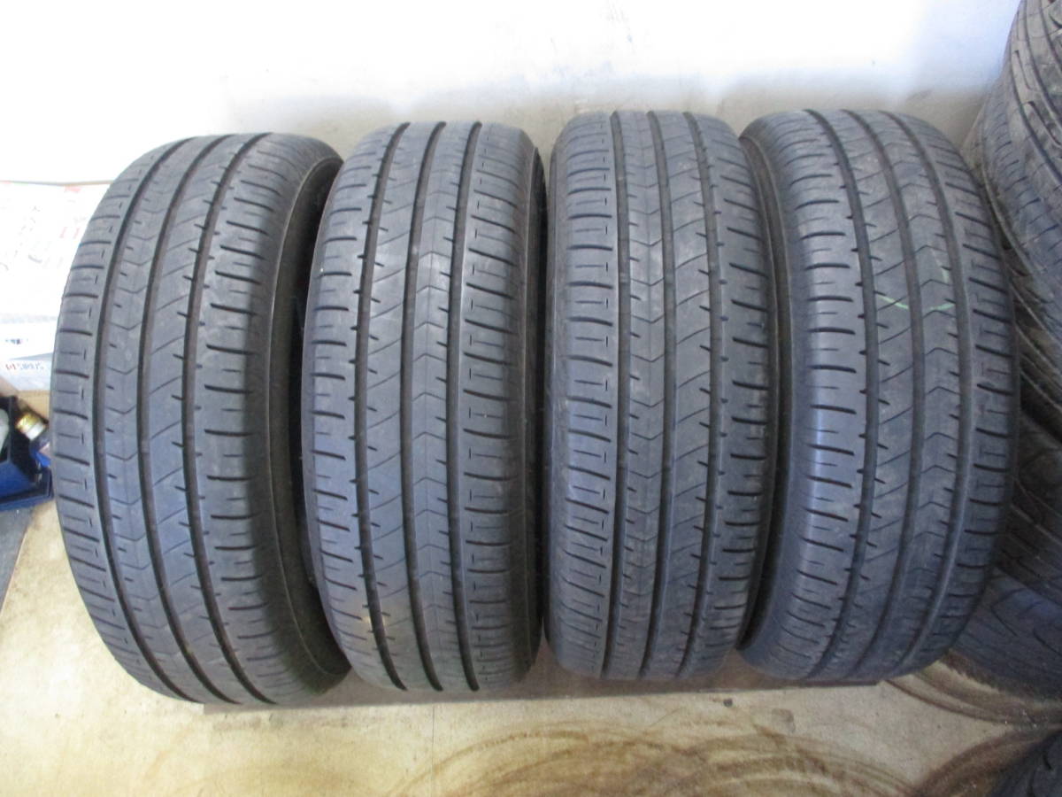 車 送料込 205/60R16 バリ山 19年 BS エコピア NH100 RV ①