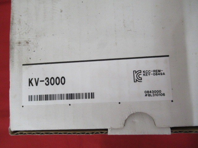 【4254-①】★キーエンス KV-3000★KEYENCE プログラマブル コントローラ CPUユニット 箱付き 未使用 経年保管品 KV-3000 KEYENCE プログラマブル 0 UNIT シリーズ