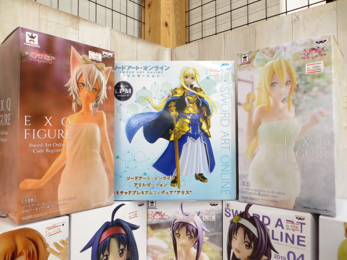 ソードアート・オンライン EXQフィギュア まとめ売り アリス シノン ユウキ ☆【未開封】 SAO フィギュア 18個セット ソードアートオンライン