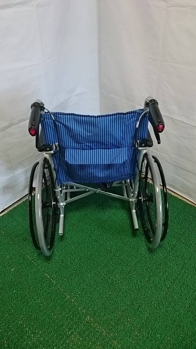 (WC-6779)【中古車いす】カワムラサイクル 自走式車椅子 BML20-40SB 