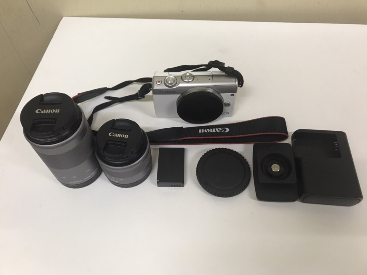 EOS Canon M100 ダブルズームキット | +SDカード 公式通販 ホワイト 