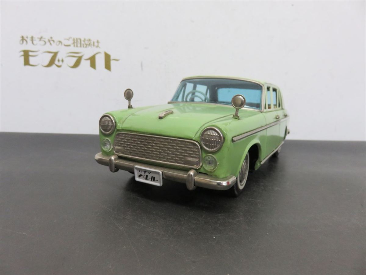 希少　いすゞ　ベレル　ブリキ　車 ☆ 当時物 バンダイ いすゞ ベレル ツートン 旧車 自動車 ブリキ 日本製