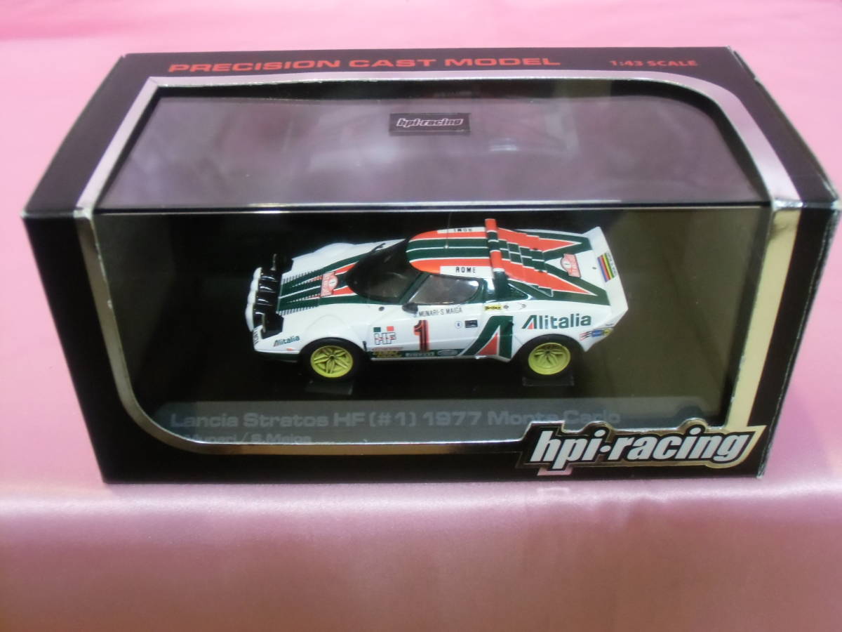  限定 ランチア ストラトス HF #1 1977 モンテカルロ 優勝 1/43(hpi・racing)｜売買されたオークション情報、yahooの商品情報をアーカイブ公開 - オークファン hpi・racing