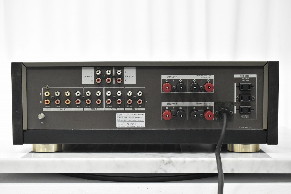 SONY プリメインアンプ TA-F333ESA 残念ながらジャンク 一般 家電、AV