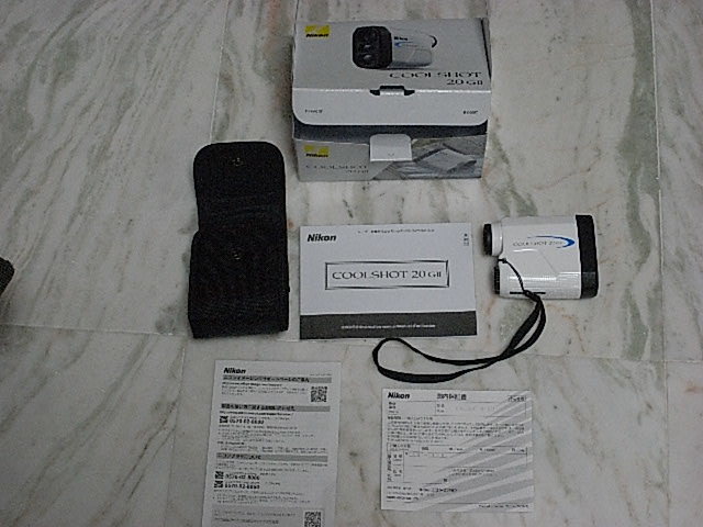 お得，新品 お買い得 Nikon ニコンクールショット COOLSHOT ２０ＧⅡ ＵＳＥＤ 2020年８月迄保証付(スコープ)｜売買されたオークション情報、yahooの商品情報をアーカイブ公開 - オークファン スコープ