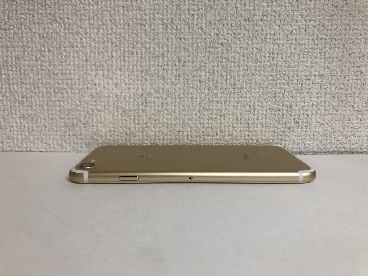 バッテリー良好 SIMフリー iPhone7 128GB ゴールド 未使用付属品付 SIMロック解除 格安SIM 1円開始_4