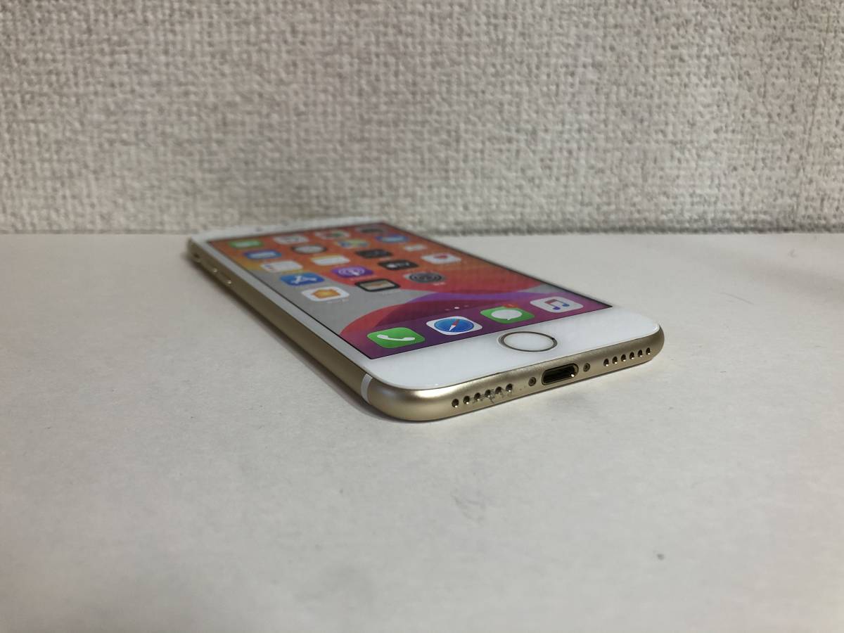 バッテリー良好 SIMフリー iPhone7 128GB ゴールド 未使用付属品付 SIMロック解除 格安SIM 1円開始_8