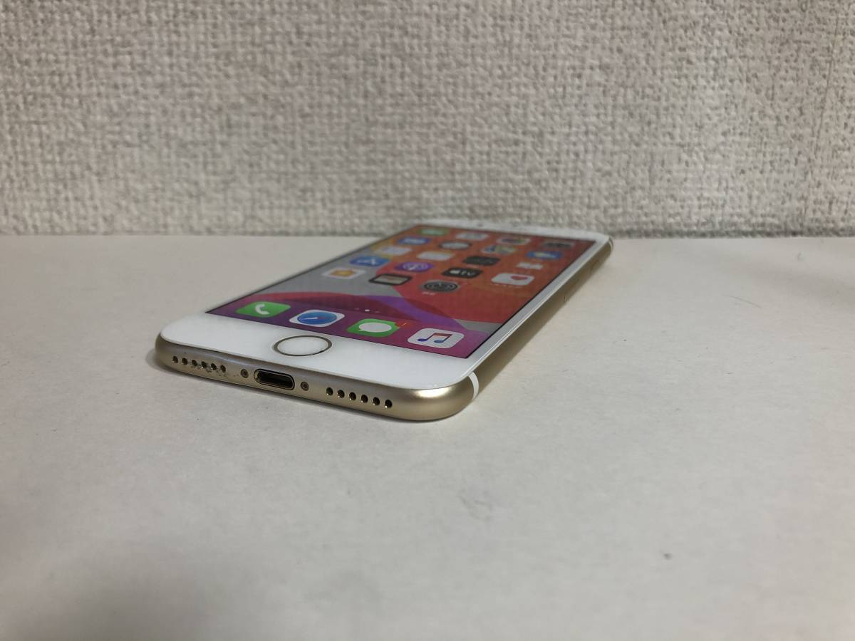 バッテリー良好 SIMフリー iPhone7 128GB ゴールド 未使用付属品付 SIMロック解除 格安SIM 1円開始_9