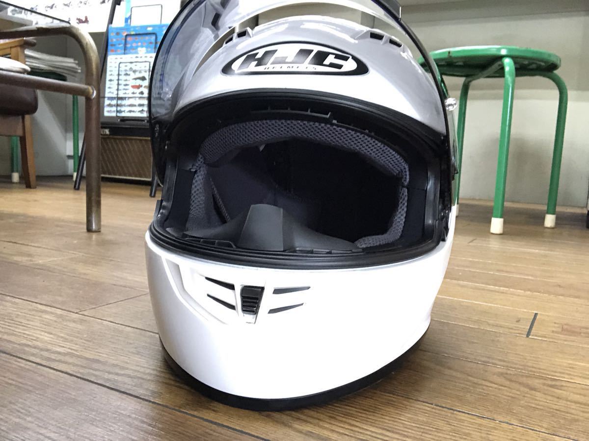 HJC フルフェイス ヘルメット CS-15 Lサイズ シルバーミラー変え