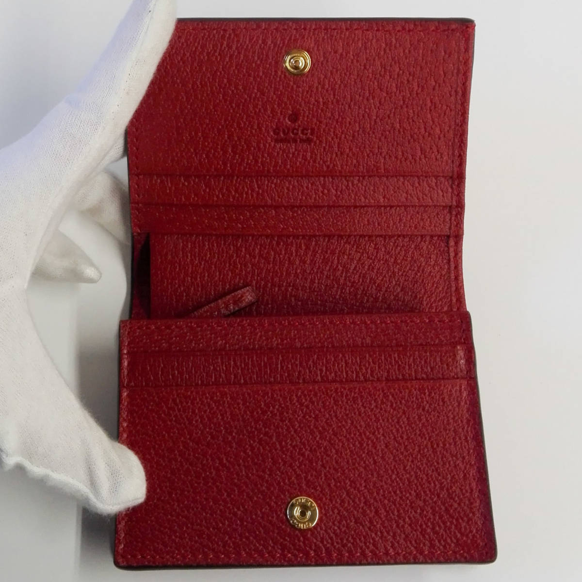 即決】【美品】GUCCI GGフローラ オフィディア 523155.0416 コンパクト 