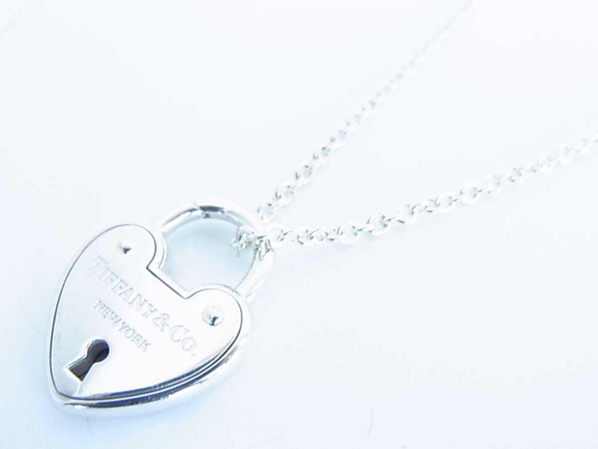 TIFFANY ティファニー ハート カギ カデナ キー ネックレス 