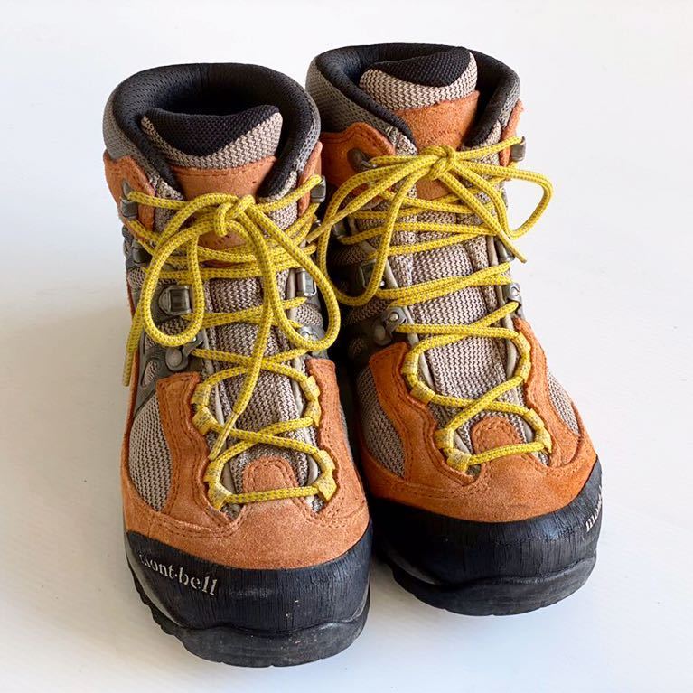 低価，人気 モンベル mont-bell トレッキングシューズ GORE-TEX ゴアテックス 登山靴 ２３㎝/US6 ナイロンレザー 女性用/レディース(女性用)｜売買されたオークション情報、yahooの商品情報をアーカイブ公開 - 女性用