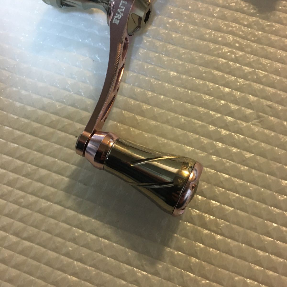 リブレ ダブルハンドル LIVRE ウイング WING 0 全7色リブレ 98mm フォルテノブ スピニング用ダブル リール ウイング98 LIMITED シマノs2 .: パープル