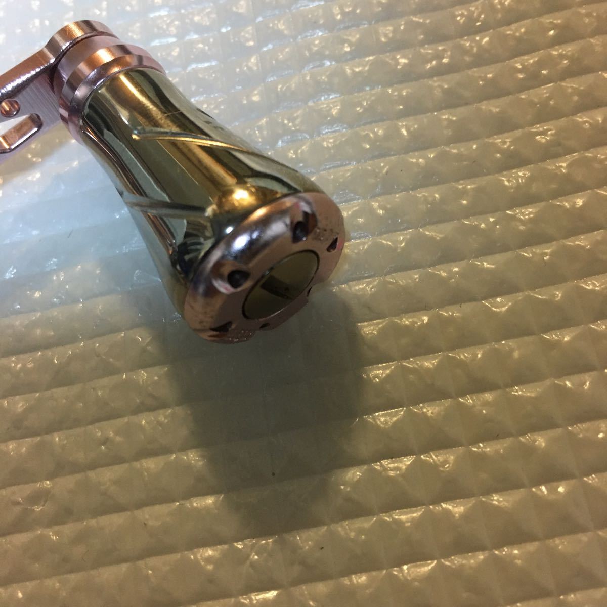 リブレ ダブルハンドル LIVRE ウイング WING 0 全7色リブレ 98mm フォルテノブ スピニング用ダブル リール ウイング98 LIMITED シマノs2 .: パープル