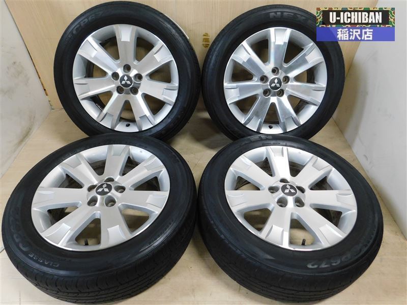 001お値打ち純正セット！ デリカD5純正 7.0-18+38 5/114 ☆ 225/55R18