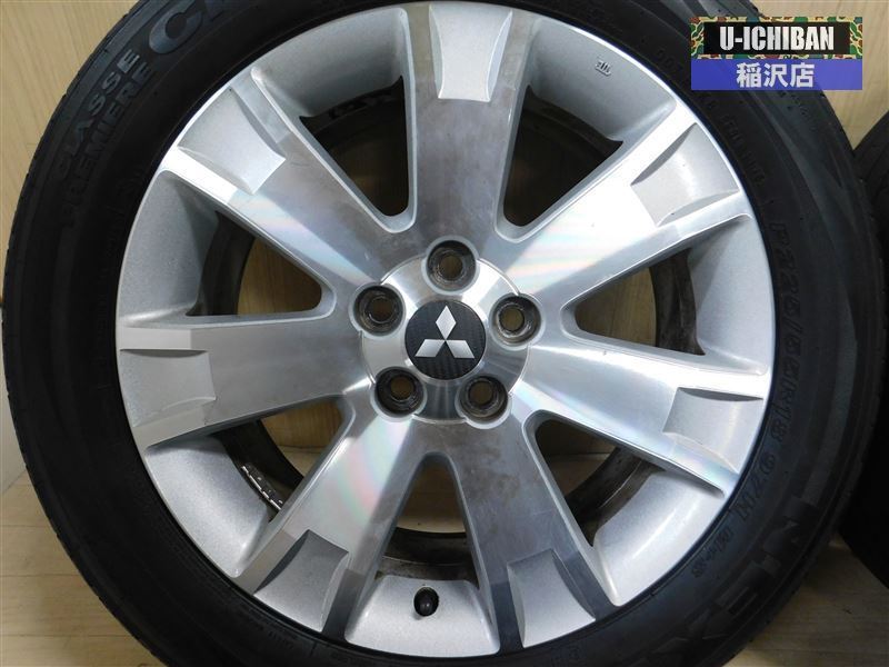 001お値打ち純正セット！ デリカD5純正 7.0-18+38 5/114 ☆ 225/55R18