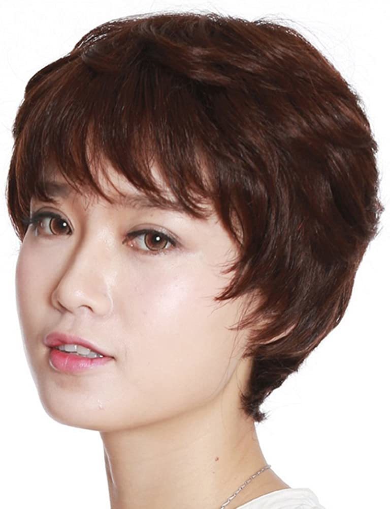 【人気，新作】 FESHFEN ウィッグ ショート フルウィッグ ボブ かつら wig レディース 自然 女性ウィッグ ダークブラウン DE-12(ショート)｜売買されたオークション情報、yahooの商品情報をアーカイブ公開 - オー ショート
