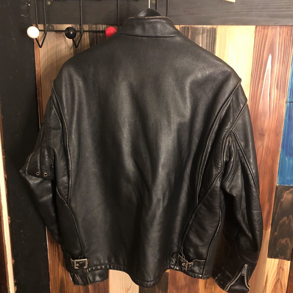 SCHOTT ショット 13ナンバリング レザーワッペン シングルライダース