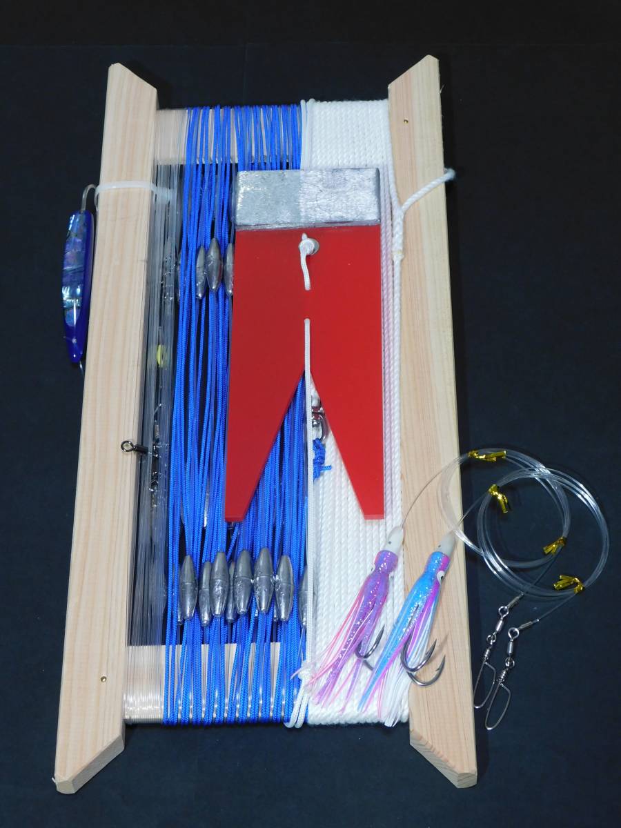  漁師が作るトローリング深層用５匁ビシマ ツバメ仕掛セット②(船用)｜売買されたオークション情報、yahooの商品情報をアーカイブ公開 - オークファン 船用