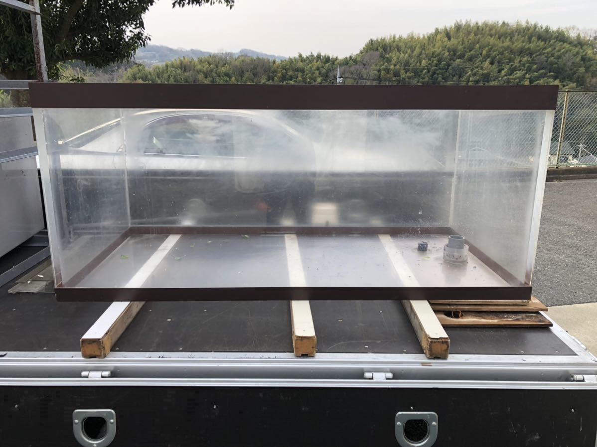 【引取限定】1800×900×800 オーバーフロー水槽セット　アクリル重合接着25㍉_1