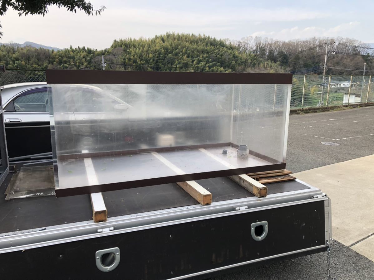 【引取限定】1800×900×800 オーバーフロー水槽セット　アクリル重合接着25㍉_2