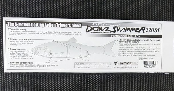 ダウズスイマー SALT - ジャッカル WATER 海釣り COLORDOWZ SWIMMER&frasl; SWIMMER DOWZ 180SF2023年NEWカラー by JACKALL の通販 ヒッチ まり｜ラクマ