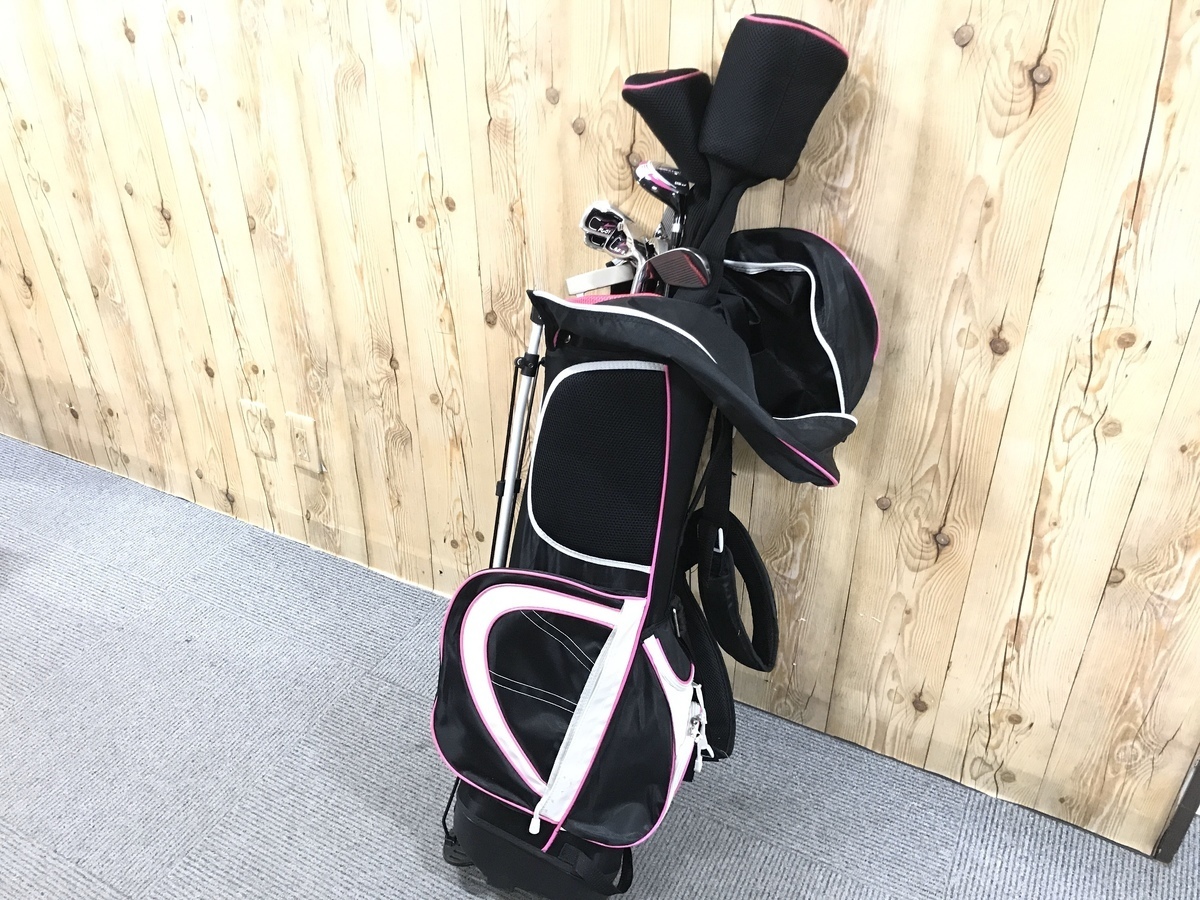 中古】ゴルフ FL-01 02 レディース ゴルフバッグ ドライバーセット 3