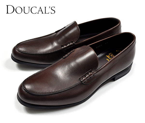 デュカルス ダービーシューズ カーフ DOUCALS レザー ガラス