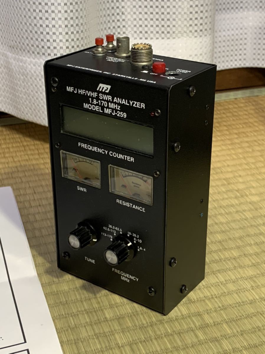 即決！調整済動作品！MFJ-259 HF/VHF SWRアンテナアナライザー MFJ