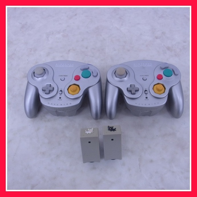 GC ゲームキューブ ワイヤレスコントローラ ウェーブバード2個 +