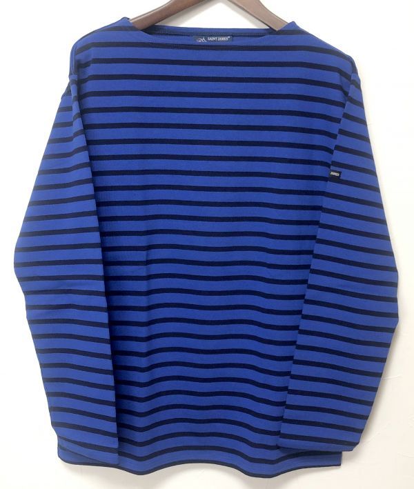  セントジェームス SAINT JAMES ウエッソン ボーダー 長袖 Tシャツ GITANE/NAVY コバルトブルー&times;ネイビー サイズT5(長袖Tシャツ)｜売買されたオークション情報、yahooの商品情報をアーカイブ公開 長袖Tシャツ