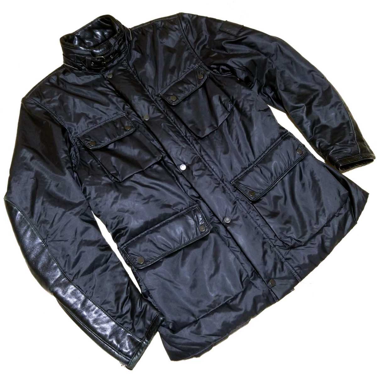激安大特価，大得価 国内正規品 BELSTAFF Silver LABEL ベルスタッフ ナイロン レザー コンドルジャケット シルバーレーベル 中綿 牛革 メンズ S(ベルスタッフ)｜売買されたオークション情報、yahooの商品情報をアーカ ベルスタッフ