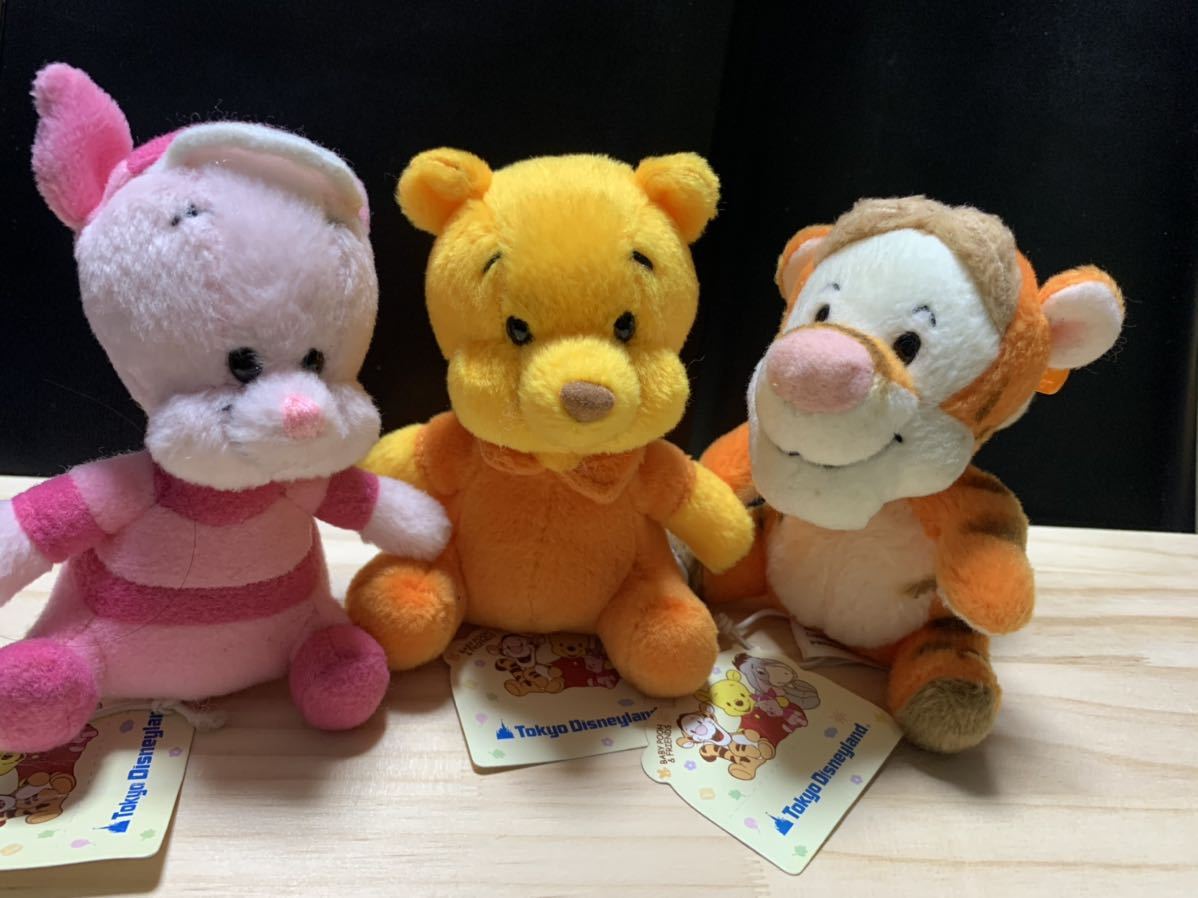 ベビープー ベビーピグレット ベビーティガー ぬいぐるみバッジ 3体セット ディズニーランド Tdl Tdr 体長10cm以下 売買されたオークション情報 Yahooの商品情報をアーカイブ公開 オークファン Aucfan Com