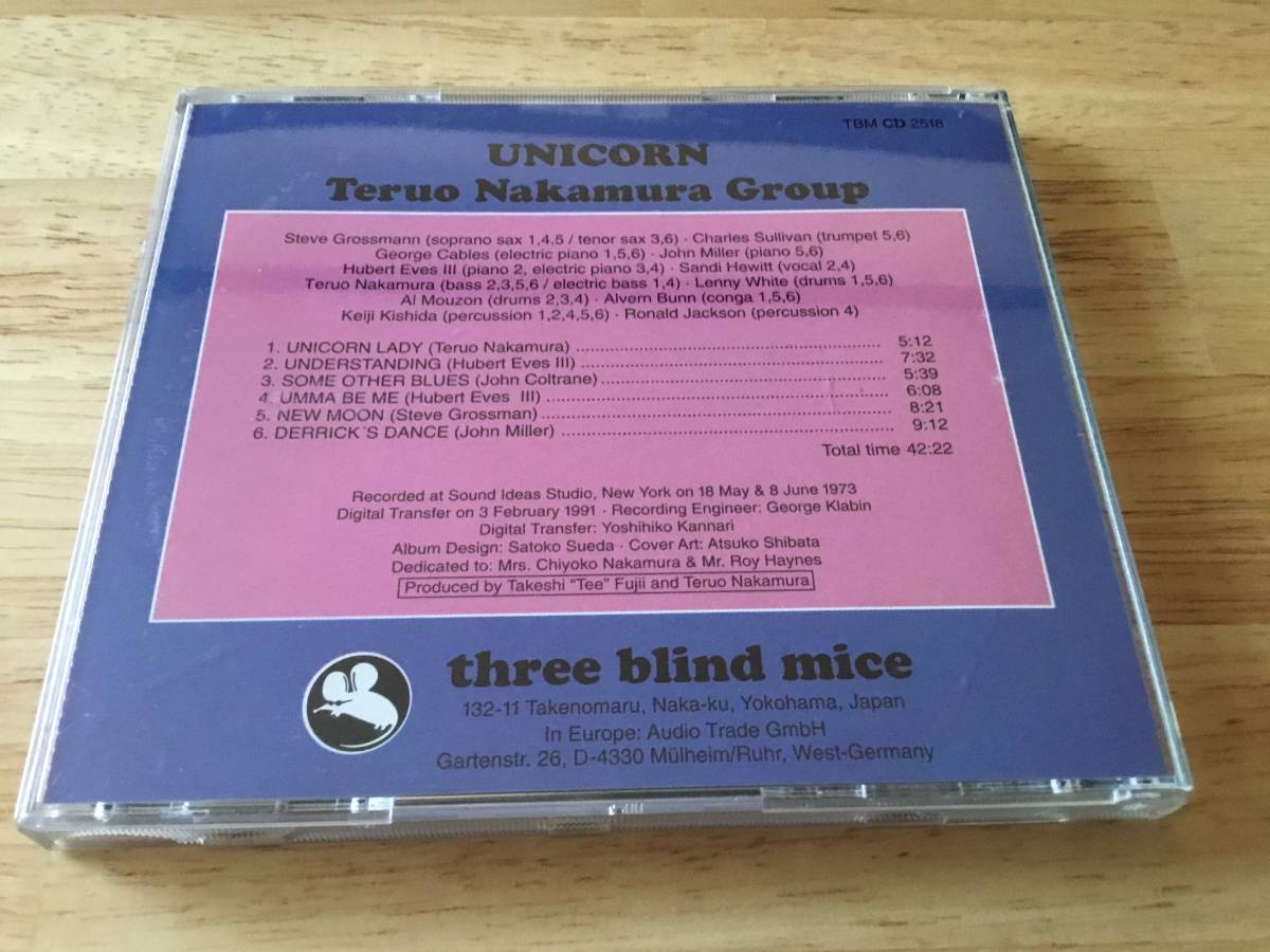 限定入荷 TBM⁄西独盤⁄中村照夫⁄ユニコーン⁄unicorn⁄West ☆即決☆希少