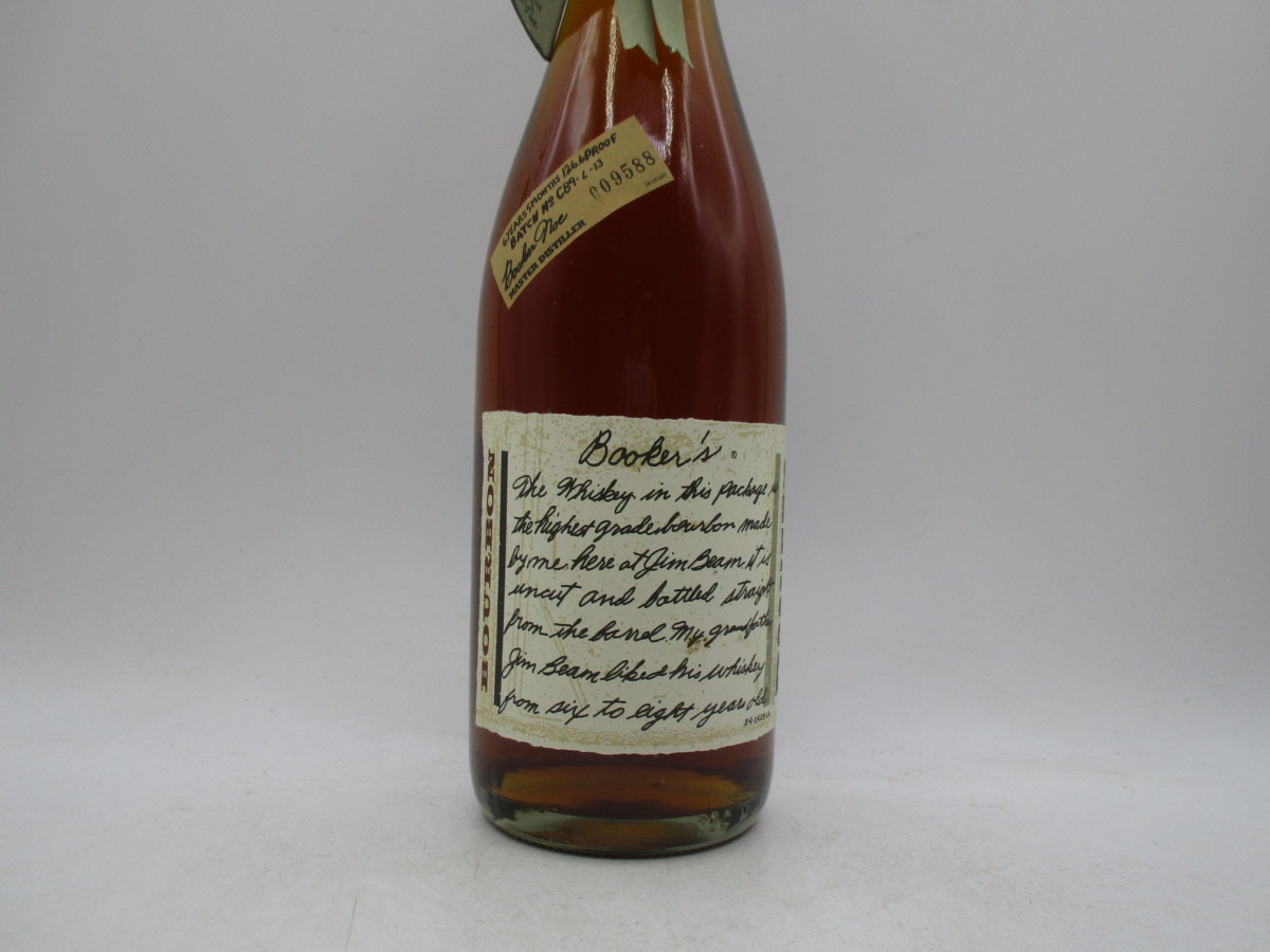 BOOKER'S ブッカーズ バーボン ウイスキー 750ml 63，3% 箱入 未開封 古酒 X6834 ブッカーズ バーボンウイスキー 750ml 同梱不可 楽天 サントリー
