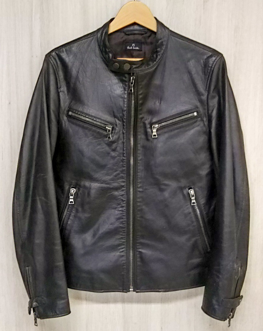 Paul Smith ポール・スミス レザージャケット シングルライダース [PP Paul Smith ポール・スミス レザージャケット シングルライダース [PP