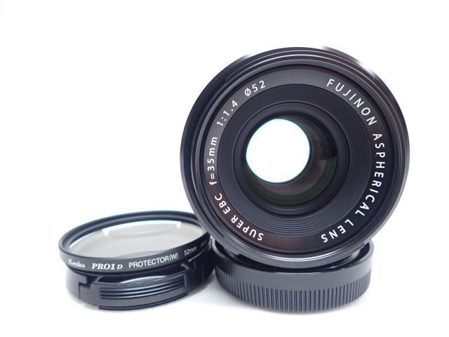 美品 FUJIFILM SUPER EBC 35mm F1.4 富士フイルム FUJINON フジノン X