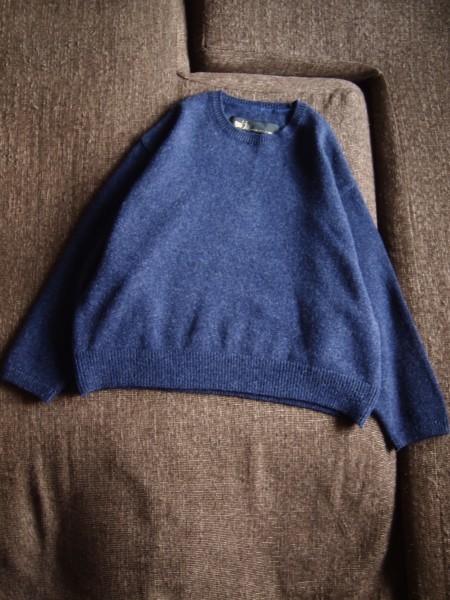 ★新品×ゆったりルーズなビッグシルエット◎ふわっと柔らかパープルのニット セーター★ kapital キャピタル 即決 メンズ ユニセックス