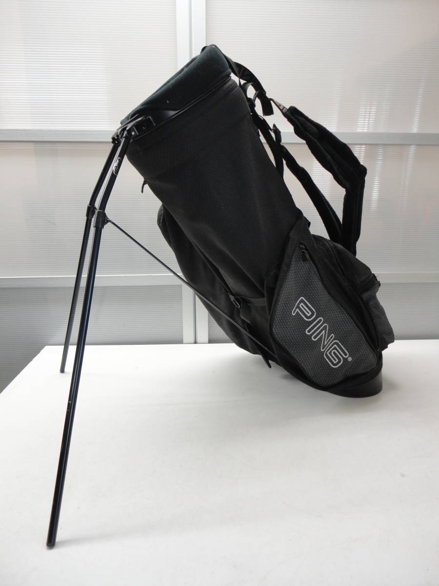 人気，限定SALE PING HOOFER2 スタンド式キャディバッグ ブラック ピン フーファー ゴルフバッグ 4分割(その他)｜売買されたオークション情報、yahooの商品情報をアーカイブ公開 - オークファン キャディバッグ