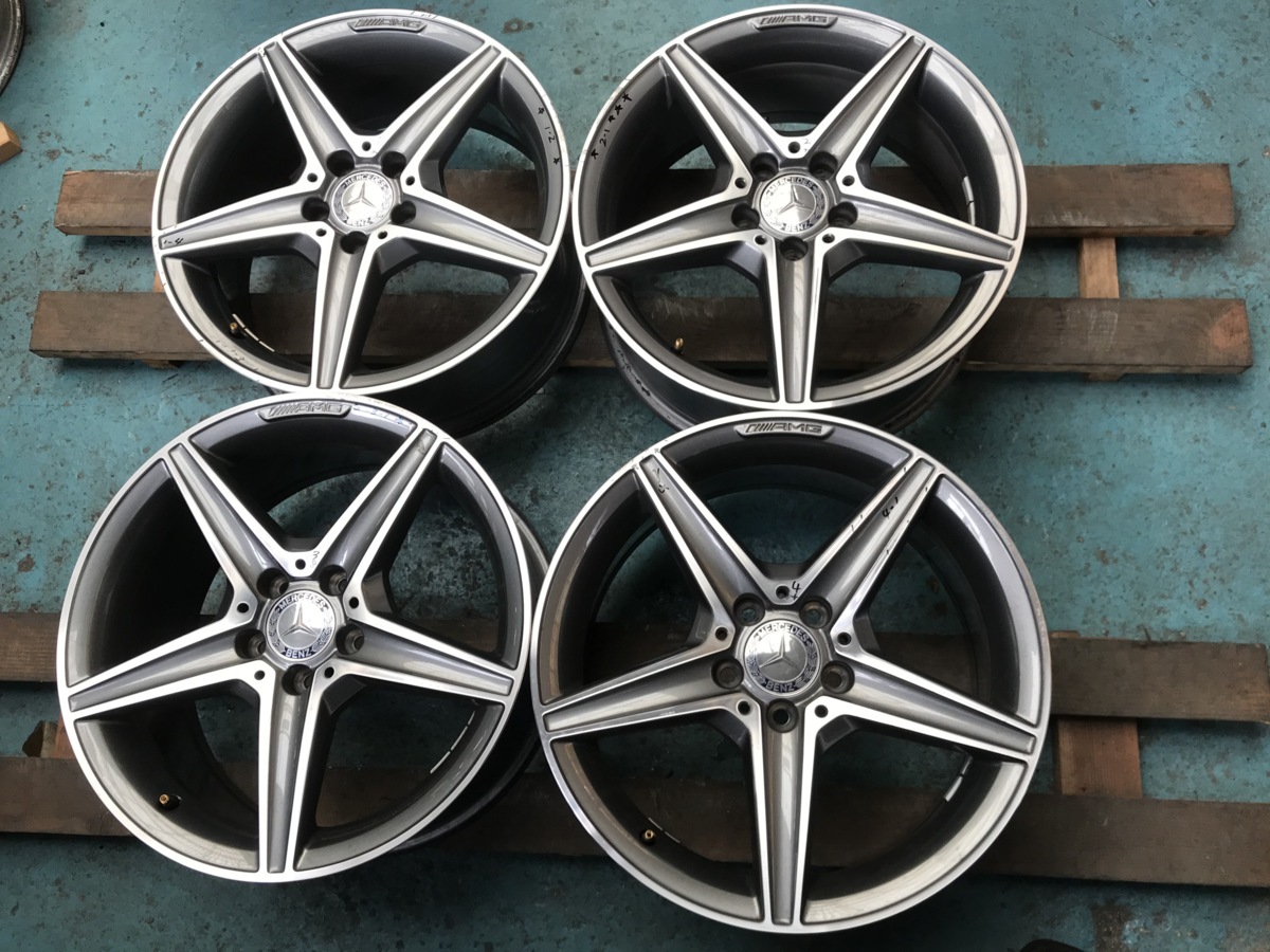 ベンツ Cクラス W205 ホイール アルミ AMG フロント / F 用 7.5J × 18
