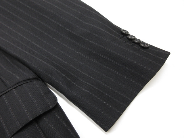 コルネリアーニ CORNELIANI】 SUPER150's 3ボタン段返り ストライプ柄
