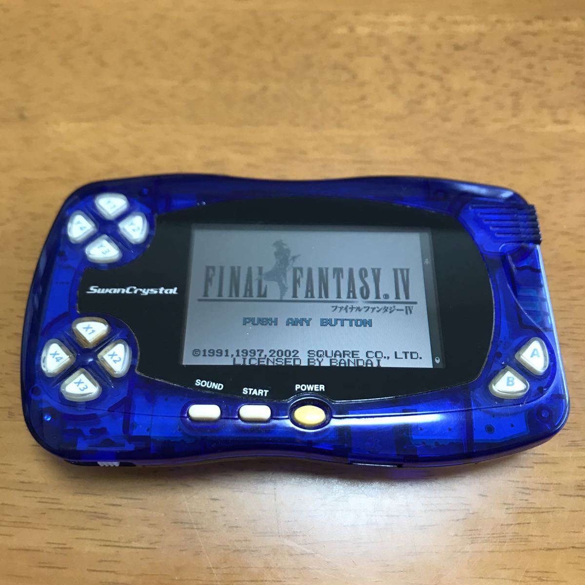 スワンクリスタル 本体 ワンダースワン バックライト液晶搭載 ジャンク 