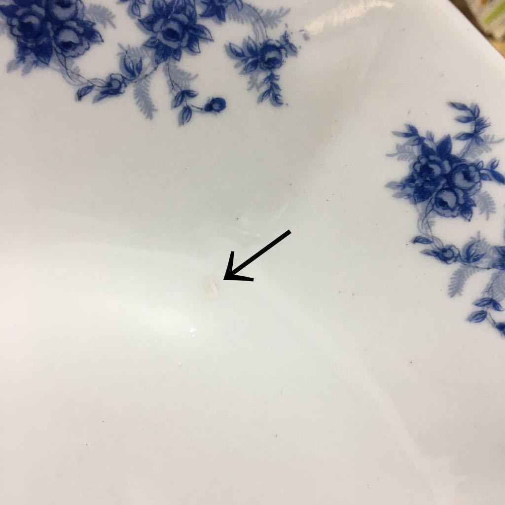 八角皿 | レトロ中華 - 中華 6&frasl;11迄昭和レトロ 平皿 スーパーSALE限定クーポン配布中 角皿 古伊万里 [山水風景文図] 八角絵皿 年代物 染付 kinari 洋食