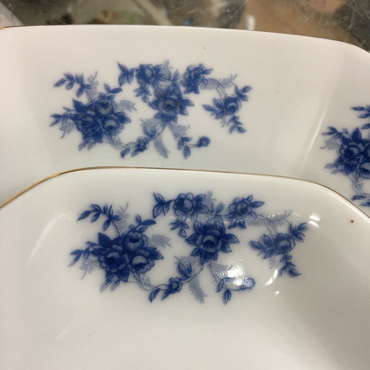 八角皿 | レトロ中華 - 中華 6&frasl;11迄昭和レトロ 平皿 スーパーSALE限定クーポン配布中 角皿 古伊万里 [山水風景文図] 八角絵皿 年代物 染付 kinari 洋食