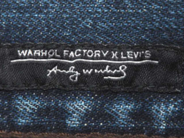 Warhol リーバイス 中古・古着通販LEVI'S アンディーウォーホル別注☆W34 Yahoo!オークション Dr 即決★リーバイス アンディ・ウォーホール別注★W34 ジーンズ LEVI'S×WARHOL FACTORY デニム リペア加工 シリアルナンバー2/6 AR689 3g.