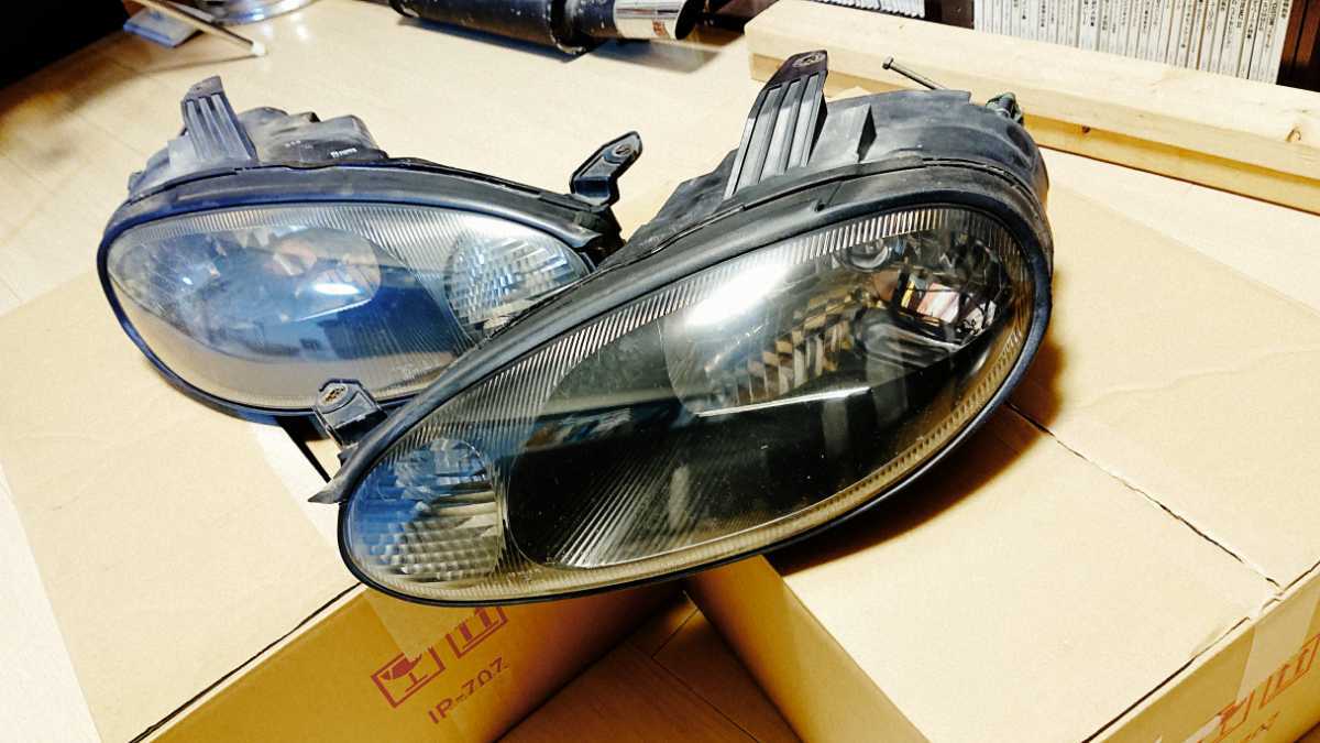 NB8C 前期 ヘッドライト中古 インナーブラック　ロードスター NB ロードスター ヘッドライト 前期 インナーブラック 左右 NB6C NB8C